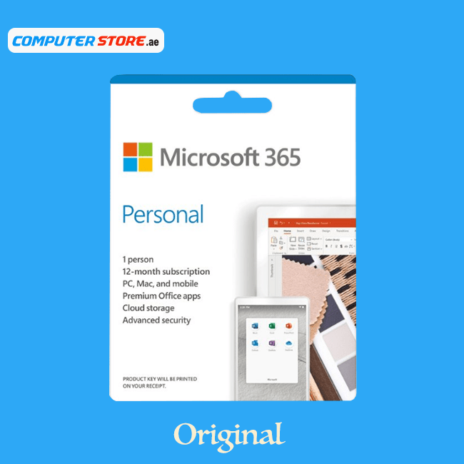 Product :: Microsoft Office 365 Personal for 1 person and 1 year