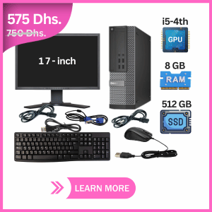 Dell Desktop i5 4th 8GB 512GB