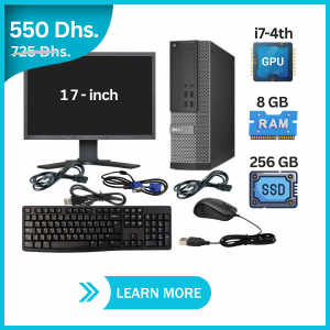 Dell Desktop i7 4th 8GB 256GB