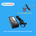 DELL Vostro 5470 Ultra Slim 65W 3 Pin Charger