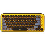 Logitech 920-010816 BLK/YELLO-AR Pop Keys Mechanical Wireless BLK/YELLO-AR Keyboard