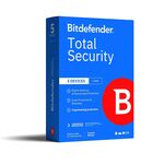 Bitdefender Total Security 2025 for PC and MAC, Complete Antivirus and Internet Security Suite, 5 Devices, 1-Year Subscription