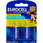 Eurocell Extra Heavy Duty AA2 Batteries