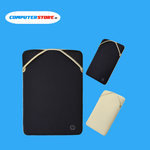 HP 2F1X3AA 2-in-1 Reversible Sleeve Laptop Bag for 14-Inch Laptop, Black and Beige Color, Durable, Lightweight & Stylish Design