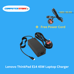 Lenovo ThinkPad E14 45W Laptop Charger