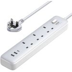 UGREEN CD286 3 Outlet Surge Protector Master Switch Extension