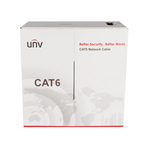 UNV 305m CAT6 UTP Cable, CCA, 23AWG, White