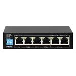 D-Link DGS-F1006P-E 6-Port Gigabit PoE Switch