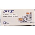 RJ45 CAT6 Gold-Plated Network Modular Connector