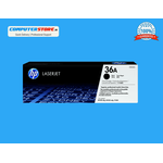 HP 36A Black Original LaserJet Toner Cartridge, CB436A