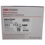 Hikvision DS-2CD2163G2-I 6MP AcuSense Vandal Fixed Dome Network Camera
