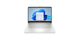 HP 14s-dq5223nia Laptop, Intel Core i3-1215U, 4GB RAM, 512GB SSD, 14" FHD Screen, Backlit, Silver