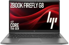 HP ZBook Firefly 14 G8 Renewed Laptop, Intel Core i5, 11th Gen, 8GB RAM, 256GB SSD, 14-inch Display
