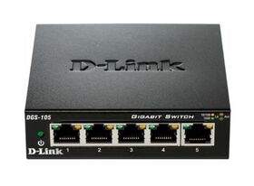 D-Link DGS-105 5-Port Gigabit Unmanaged Desktop Switch
