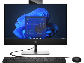 HP Pro One 440 G9 All-in-One Desktop, Intel Core i5-14500, 8GB RAM, 512GB SSD, DOS, 23.8" Touchscreen, Black