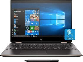 HP Spectre X360 15T-DF-100 2-in-1 Laptop,	Intel Core i7-9750H, 16GB RAM, 1TB SSD, NVIDIA 2GB Graphics, 15.6" 4K OLED Touchscreen, Windows 11, Black