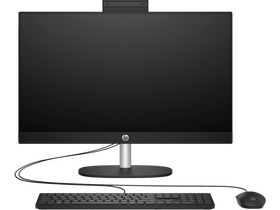HP 24-cr0307nh All-in-One Desktop, Intel Core i5, 13th Gen, 16GB RAM, 512GB SSD, DOS, 23.8" Display, Black