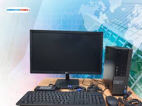 Dell OptiPlex 7020 SFF Refurbished Desktop Combo Offer, i7 4th Gen, 8GB RAM, 512GB SSD + Monitor, Keyboard & Mouse