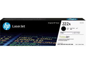HP 222A Black Original LaserJet Toner Cartridge, W2220A