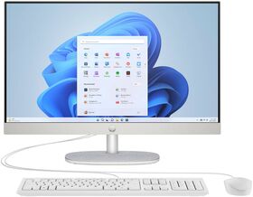 HP 24-cr0032l All-in-One Desktop PC, Intel Core i5-1334U, 8GB DDR4 RAM, 512GB SSD, 23.8-inch FHD Display