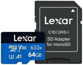 Lexar V30 High-Performance 633x MicroSDHC/MicroSDXC Memory Card