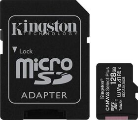Kingston SDCS2 128GB Canvas Select Plus microSD Memory Card