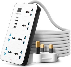 Baytion Universal Extension Lead with Multiple Function