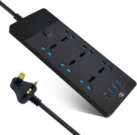 SKY TOUCH Power Strips Extension Cord 6 Outlets