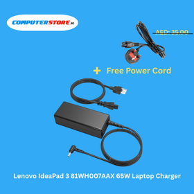 Lenovo IdeaPad 3 81WH007AAX 65W Laptop Charger