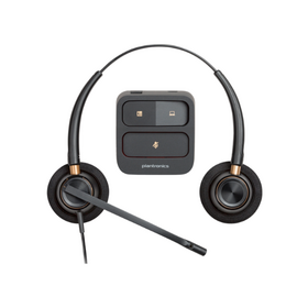 POLY EncorePro 520 Binaural Headset, Quick Disconnect