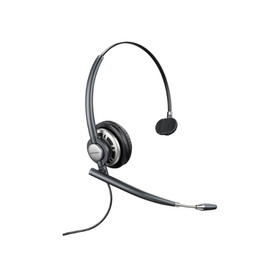 POLY EncorePro HW710 Single Ear Headset, Carry Case, Quick Disconnect