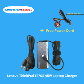 Lenovo ThinkPad T470S 45W Laptop Charger