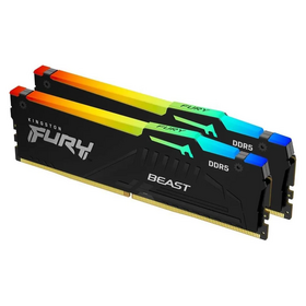 Kingston Fury Beast RGB Memory Kit, 16GB (2x8GB), DDR5 DRAM, KF556C40BBAK2-16