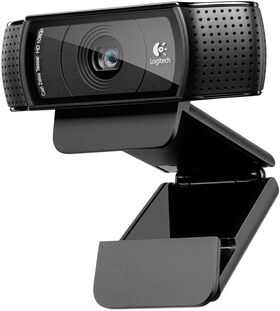 Logitech C920 HD Pro Webcam – Full HD 1080p Video, Dual Stereo Mics, USB Plug & Play for Streaming & Video Calls