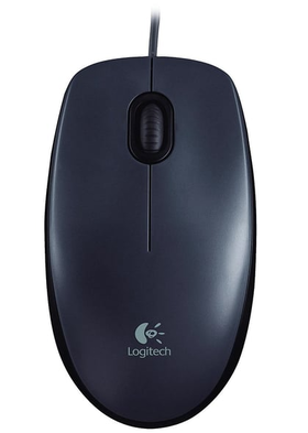 Logitech Wired Mouse M90 Black USB