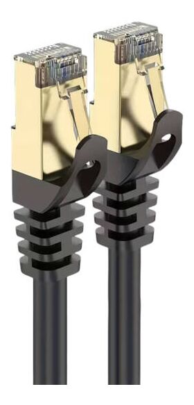 Generic Cat8 Golden Plated Contacts Shielded Ethernet Cable