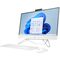 HP 24-cb1284nh All-in-One Desktop, Intel Core i3-1215U, 8GB RAM, 512GB SSD, DOS, 23.8" Display, White
