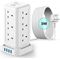 BEPiTECH TP-VF4U12K Power Extension Cord Tower